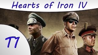 Hearts of Iron IV 1 The Tutorial Gameplay [upl. by Sihonn]