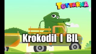 Nyss så träffa jag en krokodil  Krokodilen i bilen  Svenska [upl. by Ahsuoj]