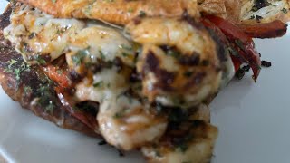 Cheesy Shrimp Croissant Melt 🍤🥐🧀 tiktok tiktokcooking shorts [upl. by Einnoc]