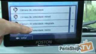 Gps Foston FS707dt com TV Digital e Câmera de Ré c iGO Primo [upl. by Wolff]