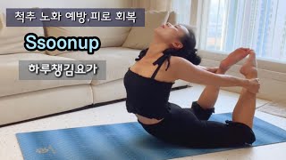 하루 챙김 요가81 30분힐링요가피로회복척추노화예방 [upl. by Mushro605]