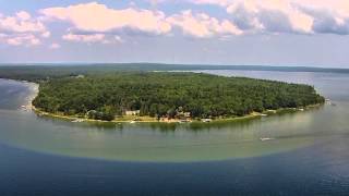 Burt Lake in the Michigan Inland Waterway [upl. by Bethezel369]