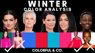 Winter Color Analysis amp Palette Color Science Revealed Best and Worst Colors For You [upl. by Wurst899]