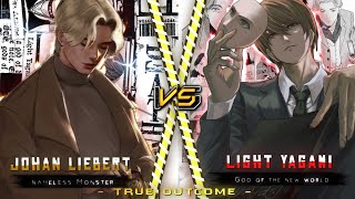 Light Yagami vs Johan Liebert True Outcome [upl. by Gnilyam692]