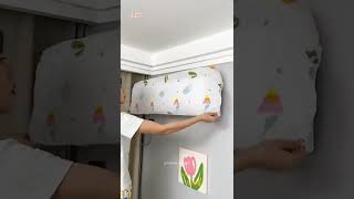 Waterproof Indoor Air Conditioner Unit Cover Inside AC Unit DustProof Protector [upl. by Nnalorac]