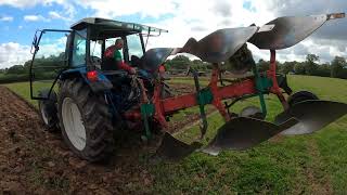 1994 Ford 7740 4WD DualPower 50 Litre 4Cyl Diesel Tractor 95HP Kverneland Royal Forest Ploughing [upl. by Swan]