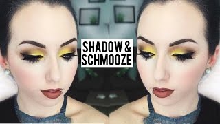 Shadow amp Schmooze Mehron Celebre ProHD Foundation amp Yellow Eyeshadow [upl. by Annawahs516]