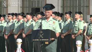 Acto de Despedida de la Bandera en la Academia de Oficiales de Aranjuez [upl. by Flavio277]