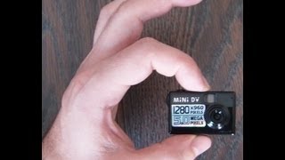 The Worlds Smallest Motion Detection MiniDV Camera Review And Instructions [upl. by September51]