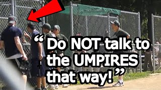 Little League Mom FREAKS OUT after Son is Denied Home Run READ DESCRIPTION [upl. by Ardnassela]