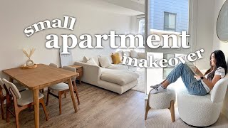 My FULL Apartment Furniture Makeover minimalist amp aesthetic with Castlery [upl. by Yeliah478]