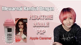 HAIR COLOR  MIRATONE Bubble Playpop  Apple Caramel 🍎 [upl. by Latashia125]