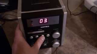 Matsui CD player repair HD [upl. by Gorrian]