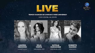 Live  Nossas chances de ganhar o Miss Universo  20082020 [upl. by Tteltrab]