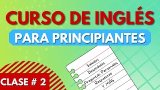 Clase 2 Presentarse y Preguntas Inglés A1 [upl. by Hiram]