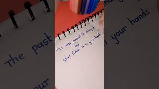 Inspiring message 🖋️✍🏻😊 How to write in english write english inspire writing shorts [upl. by Nabroc471]