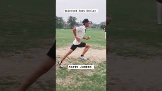 Desi Marco Jansen cricket fastbowling marcojansen shorts cricketlover mitchellstarc short [upl. by Sanger]