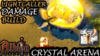 Lightcaller Shapeshifter Staff Damage Build  Crystal Arena CrystalSeason 21  Albion Online [upl. by Cicenia]