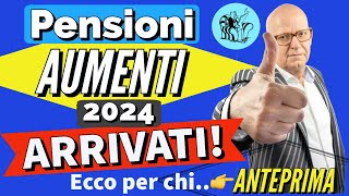 PENSIONI 👉 AUMENTI GENNAIO 2024 GIÀ ARRIVATI NEI FASCICOLI a QUESTI PENSIONATI❗️ANTEPRIMA 🔎 [upl. by Drue]