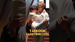 Taekook Carrying Love taekook taekookshorts taekooklovestoryshorts [upl. by Emad]