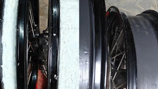 Perfect Tubeless Conversion Done Professionally by HDT Customs [upl. by Nelluc]