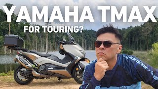 Are Maxi Scooters good for long distance trips Riding the Yamaha Tmax [upl. by Alisander]