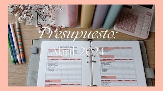 PRESUPUESTO ABRIL 2024 [upl. by Minetta]