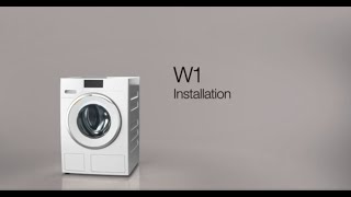 Miele W1 Washing Machine  Installation [upl. by Rekrap]