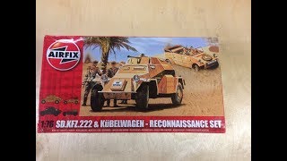 Airfix German Recce Set Build Progress Video [upl. by Yeliab]