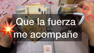 Cierre de mes 800€  Relleno sobres Noviembre  Que la fuerza nos acompañe cashstuffing [upl. by Rik]