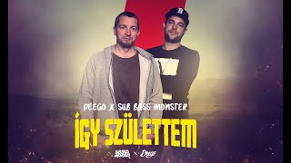 Deego x Sub Bass Monster  Így születtem official lyric video [upl. by Nivrehs19]