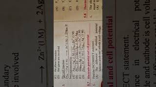 Class 12th Electrochemistry I MCQ l chemistry cet target electrochemistry hsc cbse [upl. by Grimbald85]