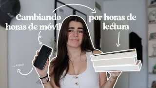 Cambiando HORAS de MÓVIL por HORAS de LETURA 📲📖  Vlog🌷 [upl. by Curtice]