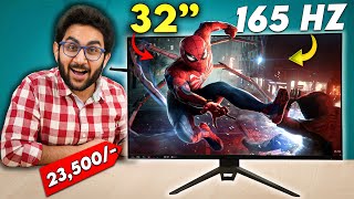 32 Inches 1440p QHD 165Hz Gaming Monitor Under Rs25000  ViewSonic Omni Vx32192KPro2 [upl. by Akinna605]