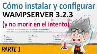 Cómo Instalar y Configurar WampServer 323 Parte 1  Instalación [upl. by Rutger]