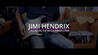 Jimi Hendrix  All Along The Watchtower Guitar Cover with IK Multimedia  AmpliTube 4 [upl. by Attelliw]