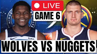 Timberwolves vs Nuggets LIVE Stream NBA Playoffs Game 6 Scoreboard with LIVE Audio and Highlights [upl. by Lucias]