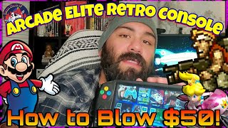 Lets Unboxx amp Play  The Arcade Elite Retro Console 📦🕹🎮 [upl. by Salina]