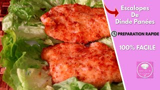 Recette Escalope De Dinde Panée [upl. by Tratner]