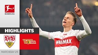 VfB Secures Champions League Place  Stuttgart  Union Berlin  Highlights  MD25 – Bundesliga 2324 [upl. by Dunkin]