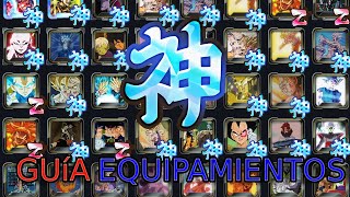 GUÍA EQUIPAMIENTOS DRAGON BALL LEGENDS [upl. by Eyt]