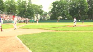 Bob Feller Pitches at the Baseball Hall of Fame Classic [upl. by Odrawde525]