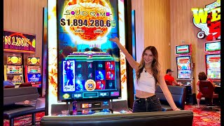 The NEW SQUID GAMES Slot Machine Is INSANE💥🚦🤪 [upl. by Burkle19]