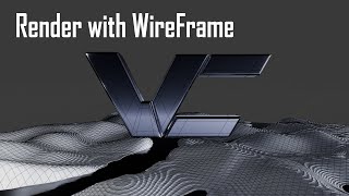 How to render with wireframe in Blender blendertips [upl. by Yleoj]