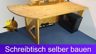 Einfachen PC Schreibtisch selber bauen [upl. by Hamlen]