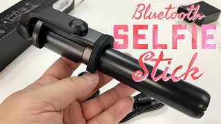 Selfie Stick with Detachable Bluetooth Remote and Tripod Review [upl. by Serra]