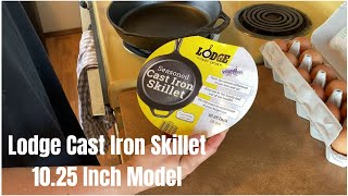 Lodge Cast Iron Skillet 1025 Inches [upl. by Laeno841]