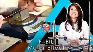 Motor Effect FBIL  Physics Alevel Practical [upl. by Marva478]