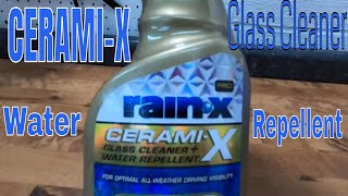 Rain X CeramiX Glass Cleaner And Water Repellent My Experience with The All In One [upl. by Eugatnom]