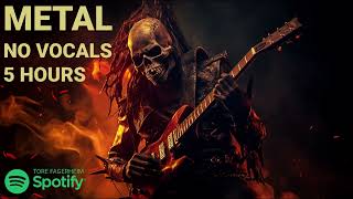 5 Hours of Melodic Metal  No Vocals  New and classic songs  Perfect for Gaming and Workouts [upl. by Liesa522]